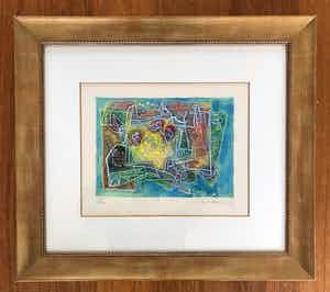 Soichi Hasegawa - Prachtig ets/aquatint - Gesigneerd - 32/50 - Kleine oplage verkocht voor € 225!
