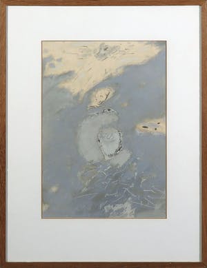 Pieter Engels - Gouache, Zonder titel - Ingelijst kopen? Bied vanaf 1!