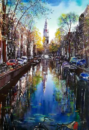 Elena Polyakova - Zuider kerk in Amsterdam verkocht voor € 65!