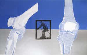 Anneke van der Mandele - Ingelijste zeefdruk verkocht voor € 30!