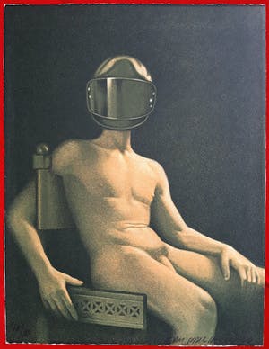 Jean Paul Vroom - Naakt met helm, litho kopen? Bied vanaf 125!