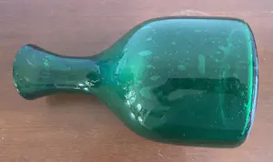 Max Verboeket - Flesgroene vaas uit de Antiqua serie - Royal Leerdam Kristalunie kopen? Bied vanaf 20!