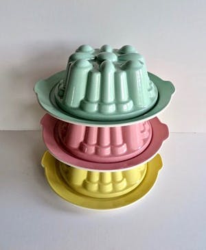 Firma Regout & Co - Set antieke Puddingvormen - Zeldzaam - Gaaf - LAATSTE KANS kopen? Bied vanaf 119!