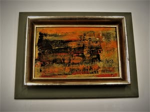 Ernst Vijlbrief - Amsterdam - Provo - 1959 olieverf "zomeravond Toscane" gesigneerd kopen? Bied vanaf 58!