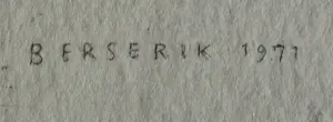 Herman Berserik - Ets: Drieluik met hobbelpaard - 1971 kaufen? Bieten Sie von 89!