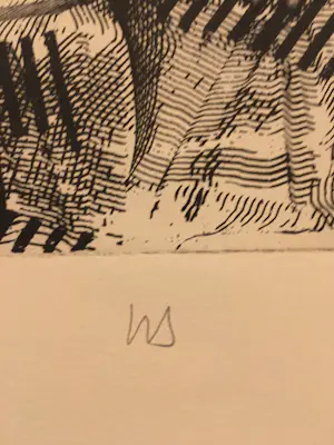 Willem Snitker - Willem Snitker - abstracte ets uit laatste jaren kopen? Bied vanaf 40!