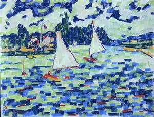 Jan Willem Versteeg - Sailboats at Chatou kopen? Bied vanaf 1!