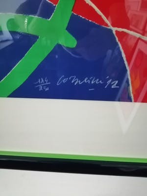 Corneille - Prachtige kleurrijke grote zeefdruk 122x92 cm kopen? Bied vanaf 280!