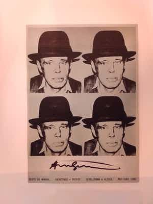 Andy Warhol - Beuys by Warhol verkocht voor € 900!