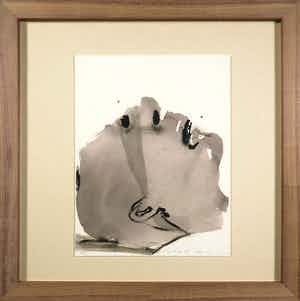 Marlene Dumas - The Fog of War - Ingelijst verkocht voor € 1!