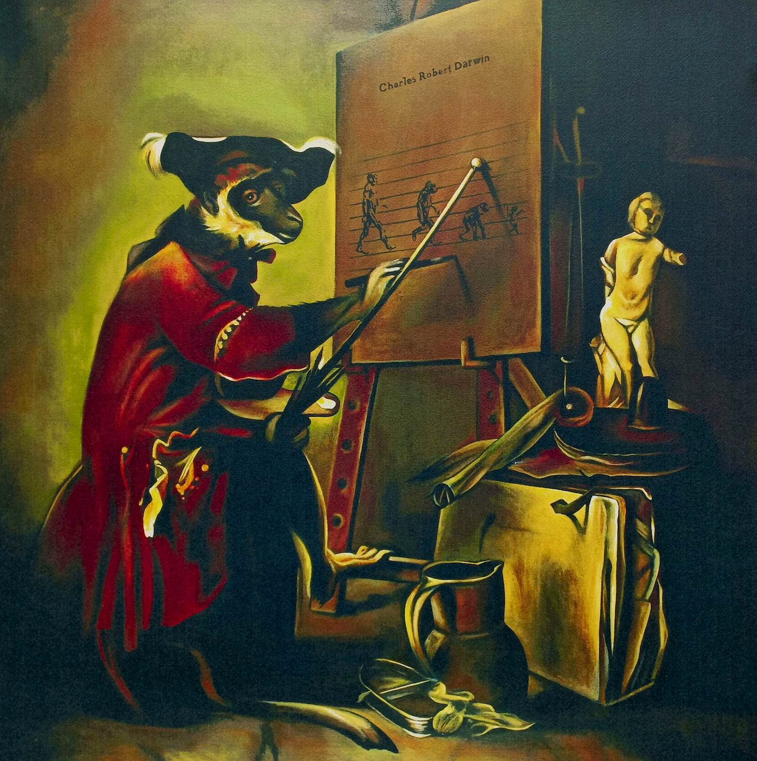 Rob Scholte - On the origin of species, zeefdruk (groot!) kopen? Bied vanaf 125!