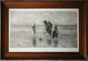 Jozef Israëls - Kinderen der zee. Groot! kopen? Bied vanaf 199!