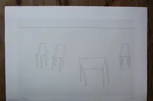 Klaas Gubbels - Zeefdruk met bijbehorend tekstblad - 1981 kopen? Bied vanaf 95!