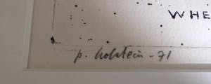 Pieter Holstein - Ets (handgekleurd), Where shall we three meet again? - Ingelijst kopen? Bied vanaf 80!