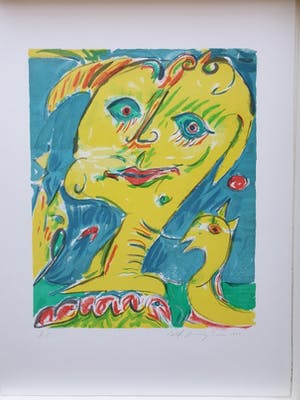 Carl-Henning Pedersen - 2 Litho's van Carl Henning Pedersen uit 1985 - H.C. (incl. map) kopen? Bied vanaf 300!