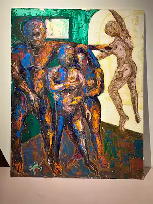 Clyde Lo-A-Njoe - "Zie de Mens" (Ecce Homo) vendu pour 215€ !