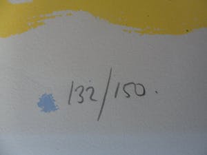 Nic Jonk - Zeefdruk. Titel, "Geboorte". kopen? Bied vanaf 45!