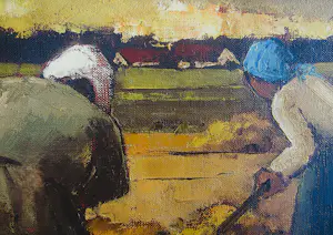 Buy Lea Vanderstraeten - "Farmers in the Field"? Bid from 200!
