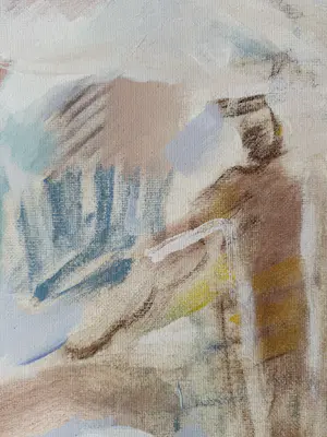 Klaas Boonstra - olieverf op board | 'Fantasiewereld' (Groot werk) kopen? Bied vanaf 600!