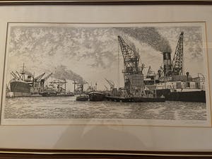 Janus Beekman - Rotterdams havengezicht kopen? Bied vanaf 150!