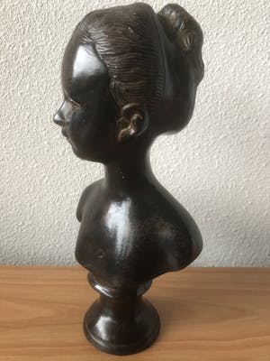 Brons (Onbekend) - Prachtige buste op voetje kopen? Bied vanaf 35!