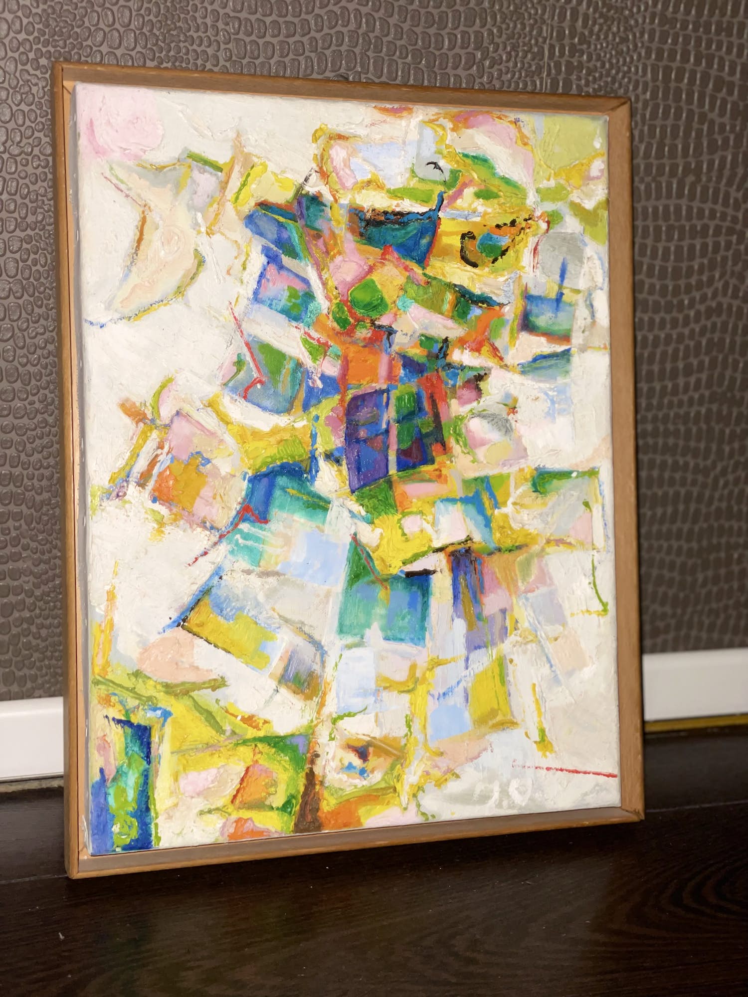 Jan Olyslager - Kleurrijk in Baklijst verkocht voor € 300!