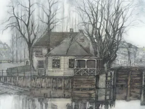 Frans Everbag - Amsterdam, het Polderhuis aan de Stadhouderskade. kopen? Bied vanaf 150!