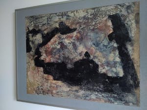 Pieter van Goudzwaard - abstract expressionisme - gemengde techniek kopen? Bied vanaf 75!