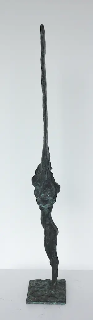 Ruudt Wackers - Brons, Vrouw met een boom kopen? Bied vanaf 600!