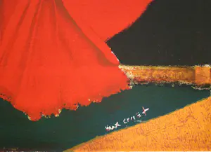 Max Ernst - Rote Blume - Lithografie in beperkte oplage - 1960 - Mourlot - gesigneerd kopen? Bied vanaf 350!