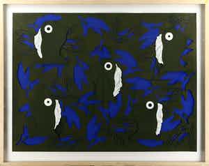 Ton Slits - mixed media/collage - origineel werk - 1996 - laatste keer! verkocht voor € 1!