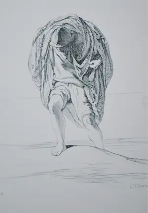 Johannes Heinrich Maria Hubert Rennefeld - 5 gravures naar Jozef Israëls uit ca. 1890 kopen? Bied vanaf 20!