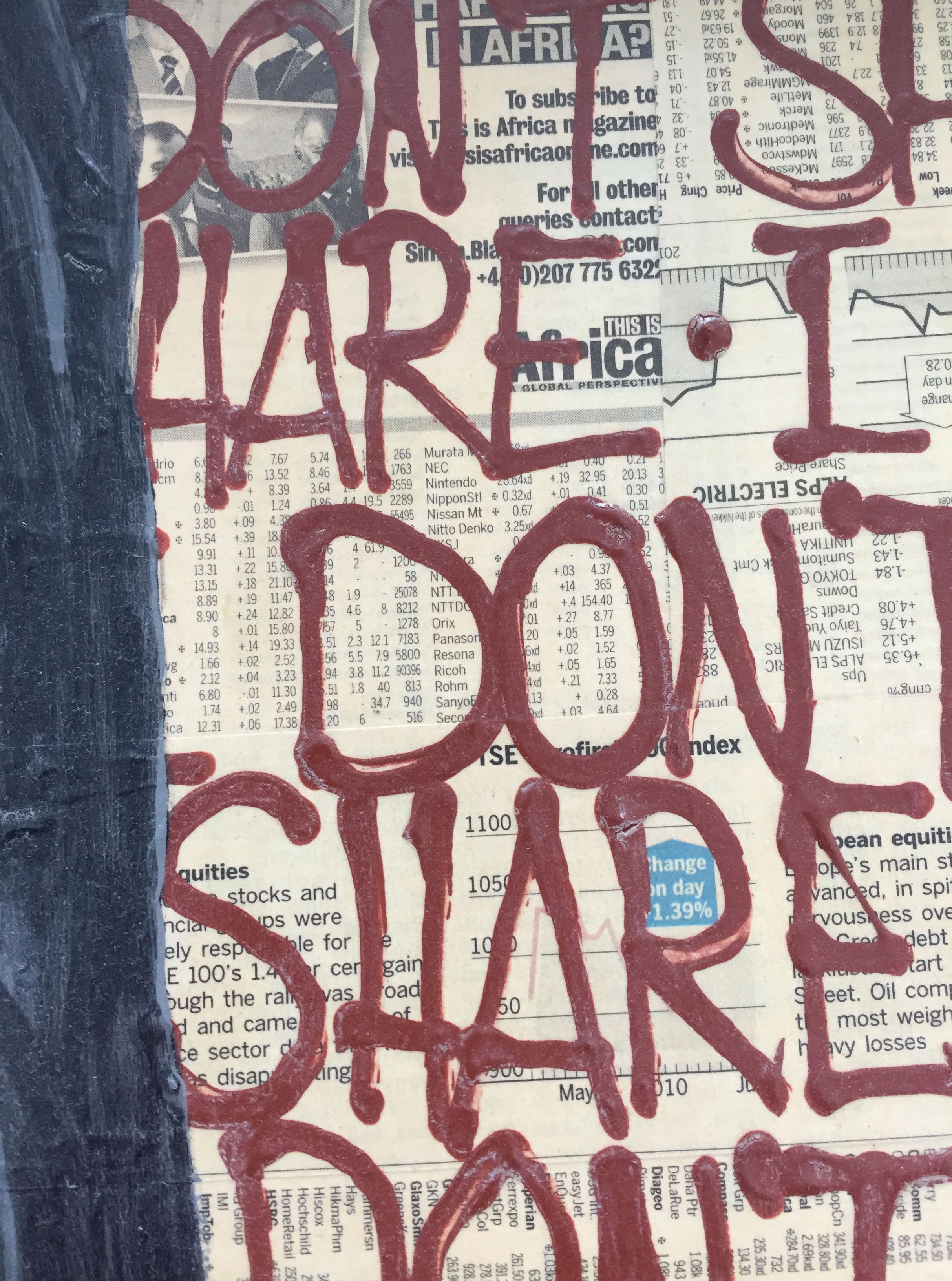 Niet of onleesbaar gesigneerd - I don't share | the banker kopen? Bied vanaf 1!