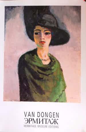 Kees van Dongen - woman in black verkocht voor € 1!