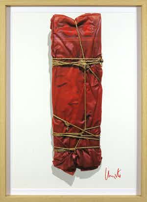 Christo - Gesigneerd exemplaar Wrapped Magazine - Ingelijst verkocht voor € 1!