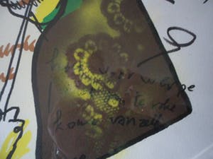 Herman Brood - Kleurenzeefdruk "Paddo's". kopen? Bied vanaf 125!