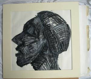 Niet of onleesbaar gesigneerd - Ingelijste tekening, Portret – Gallery Abbott and Holder, Londen - 1985 kopen? Bied vanaf 1!