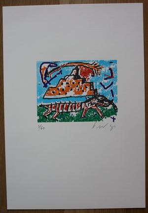 Dodog Soeseno - Zeefdruk kopen? Bied vanaf 45!