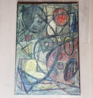 Phil Grisel - olie op doek, verso gesigneerd, getiteld en gedateerd kopen? Bied vanaf 1!