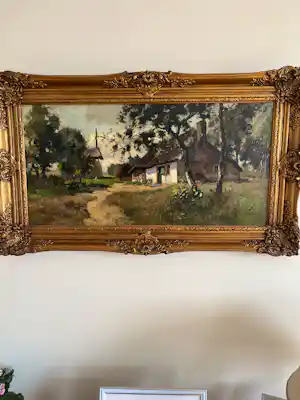 Jan van Vuuren - Boerderij in landschap verkauft für € 850!