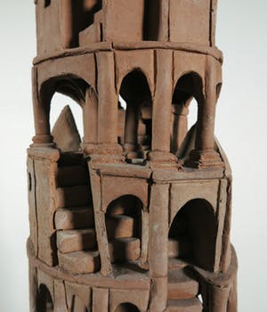 Arie J. Bouter - Terracotta, Toren van Babel (Zeer groot) kopen? Bied vanaf 500!