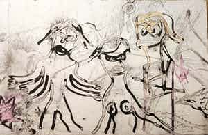 Lotti van der Gaag - inkt op papier 1984 verkocht voor € 350!