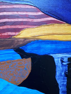Ronald Boonacker - Italiaans landschap III - Acryl op paneel - Nieuw ! kopen? Bied vanaf 10!