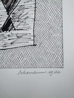 Jan Schoonhoven - Formatie 12 Zeefdrukken in Portfolio. Allen handgesigneerd (Zeldzaam). kopen? Bied vanaf 2950!