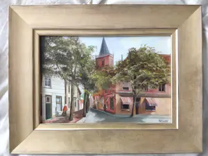 Lois Kapr - Zicht op dorpsplein kopen? Bied vanaf 150!