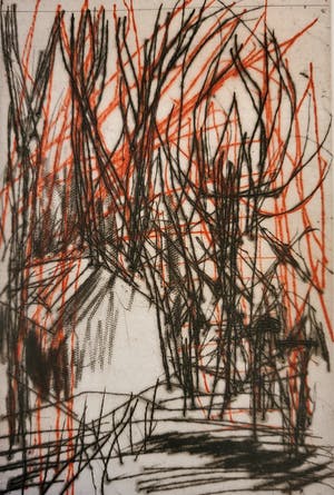 Markus Lüpertz - OHNE TITEL, signiert und e.a. kopen? Bied vanaf 300!