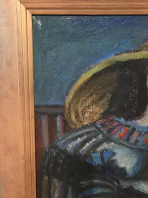Kees Andrea - Mexico - Vrouw met hoed en haan kopen? Bied vanaf 400!