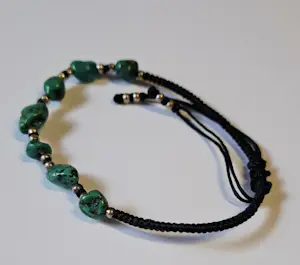 Nieuwe Handgemaakte sterling zilveren 'Turquoise bohemien' turquoise armband kopen? Bied vanaf 30!