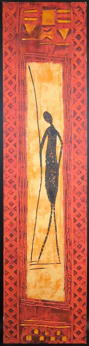 Felipe Campello - Gemengde techniek op doek, Zonder titel 3 (Zeer groot) (met ophangsysteem) kopen? Bied vanaf 1!