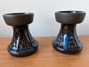 Soholm Stentoj - 2 Kandelaars Søholm, ontwerper: Einar Johansen Type 3339 kopen? Bied vanaf 65!